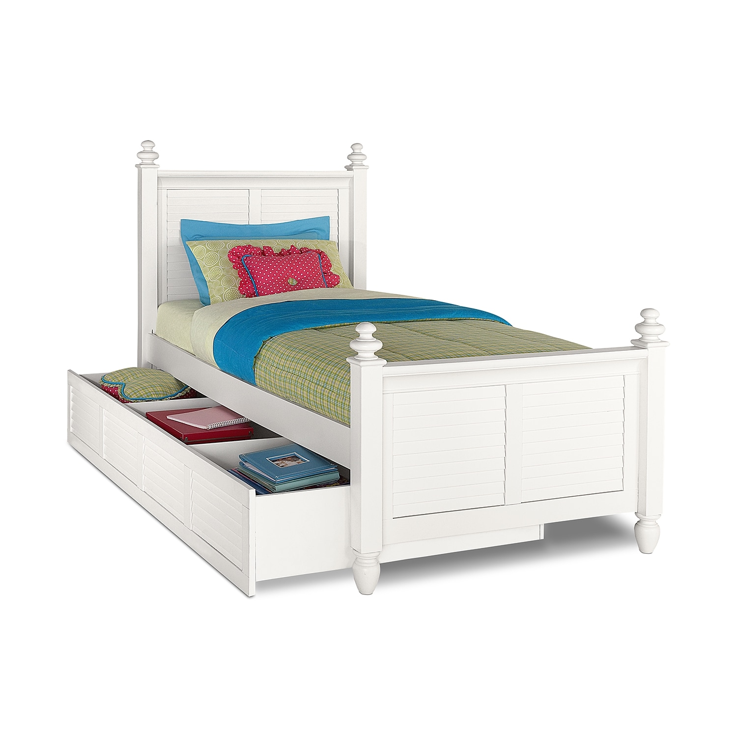 White Twin Bed Frames seaside twin bed with trundle - white | american signature furniture White Twin Bed Frames seaside twin bed with trundle - white | american signature furniture