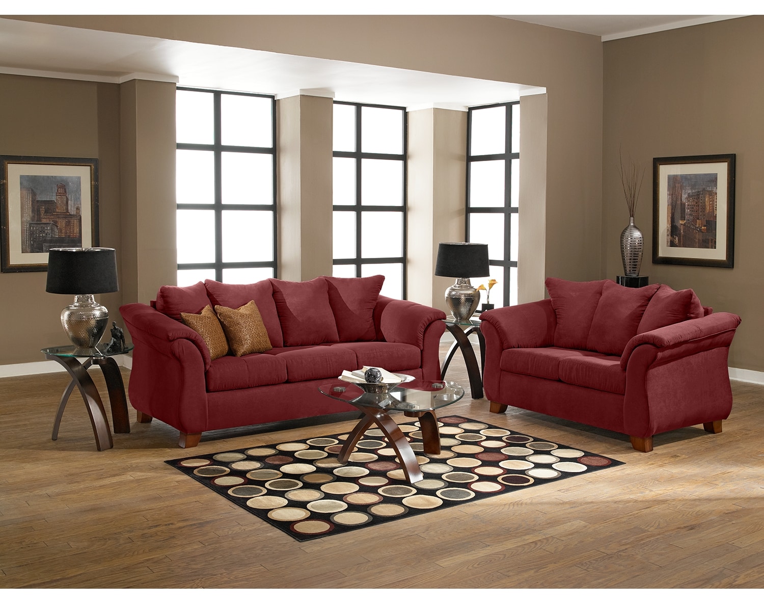 The Adrian Collection - Red