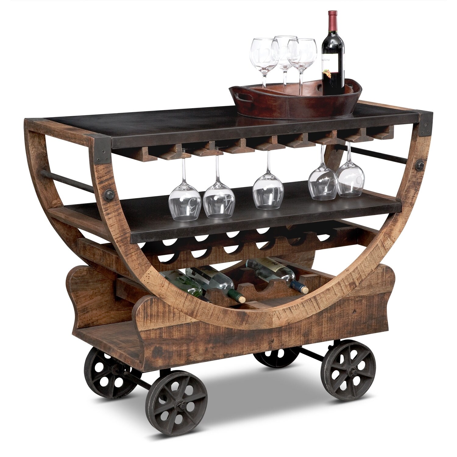 Farrell Bar Cart American Signature Furniture