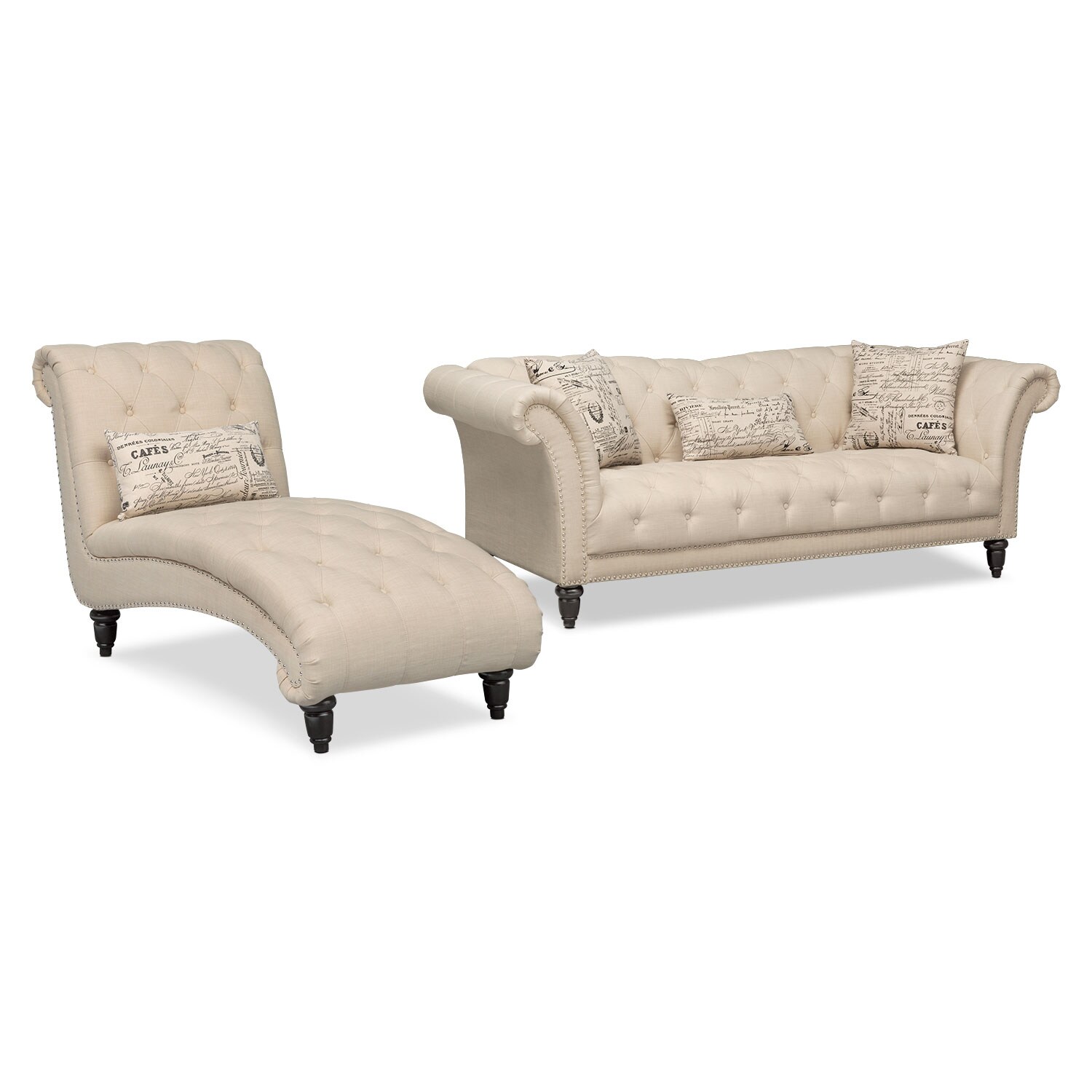 Marisol Loveseat Beige American Signature Furniture