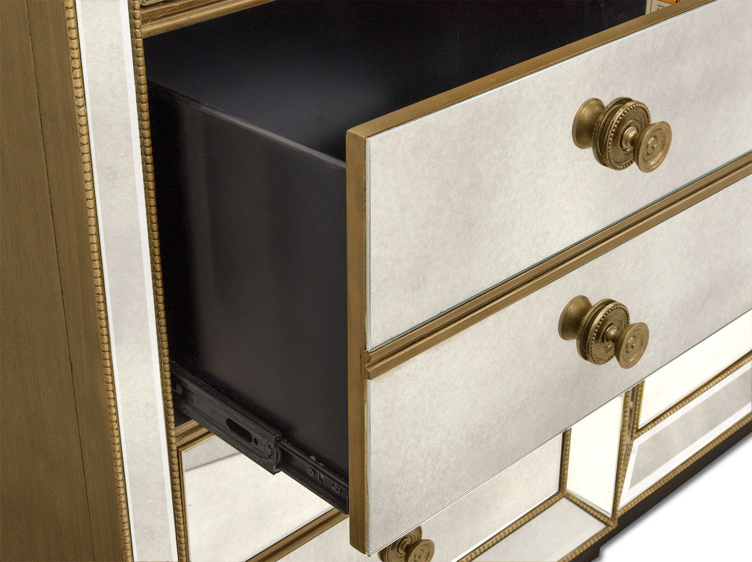 Reflection 4Piece Entertainment Wall Unit with Traditional Fireplace