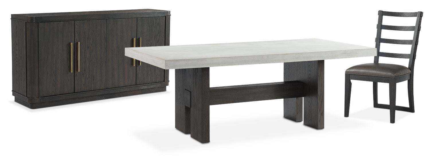 The Malibu Rectangular Dining Collection - Umber