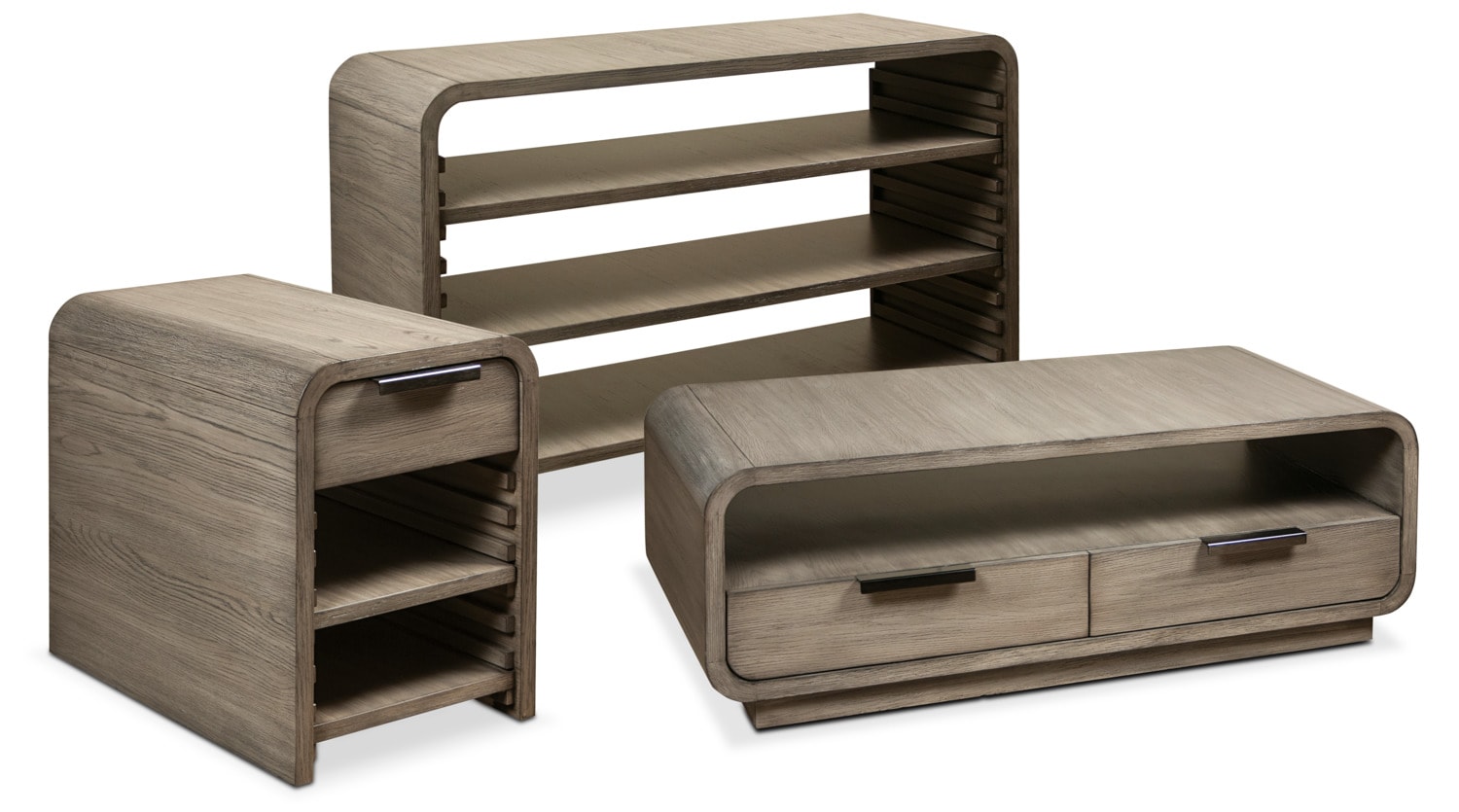 The Malibu Occasional Table Collection - Gray
