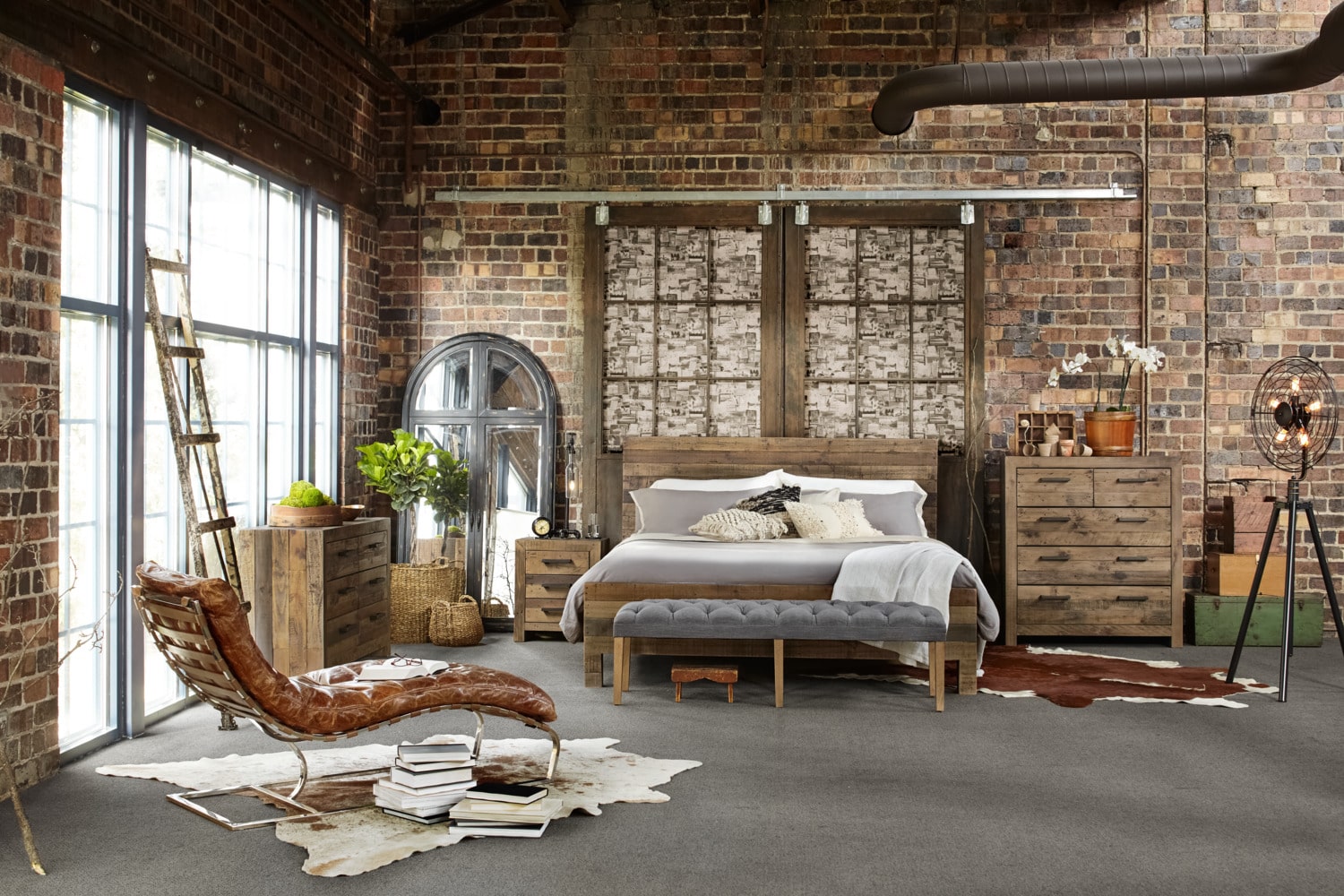 The Rancho Bedroom Collection - Pine