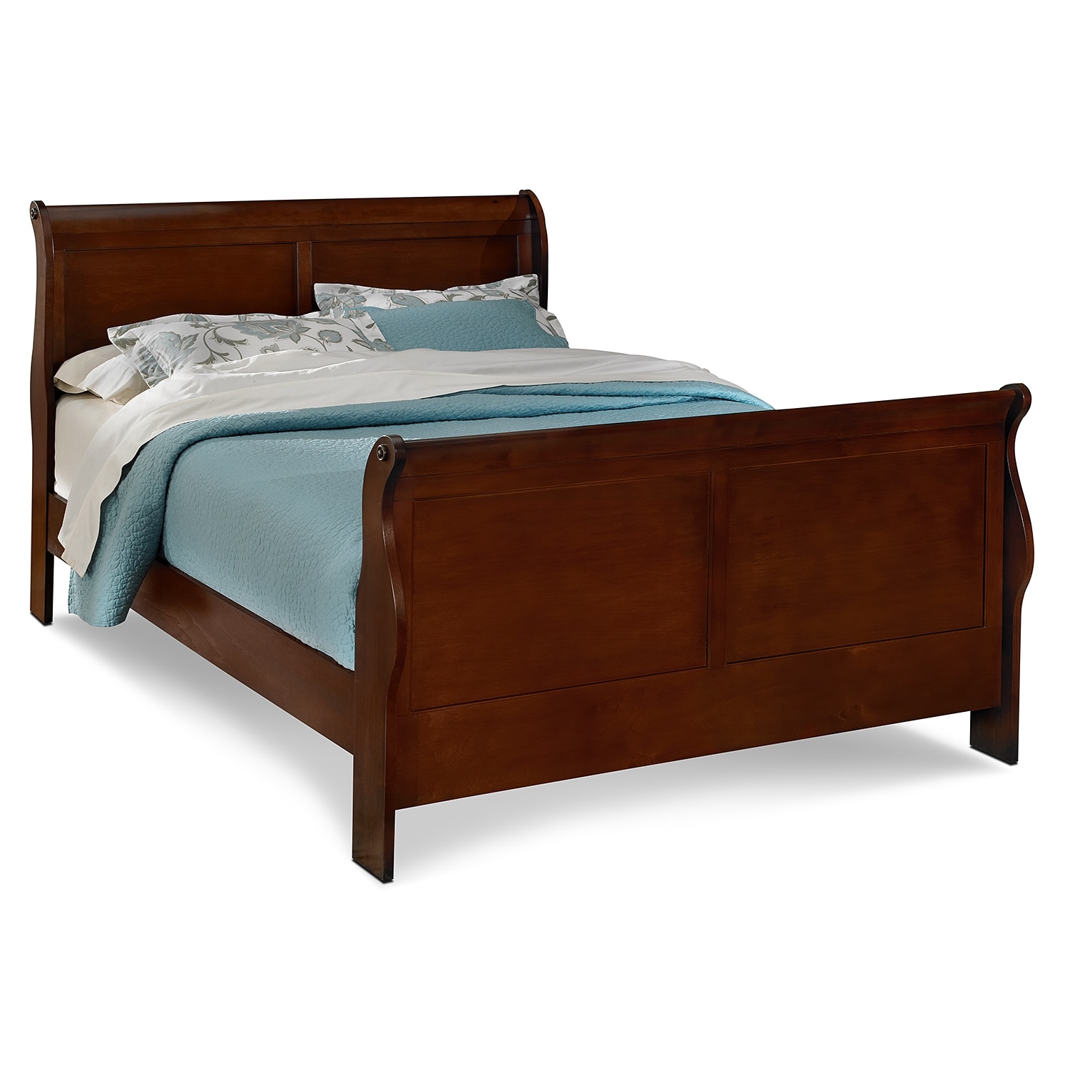 Neo Classic Queen Bed - Cherry | American Signature Furniture