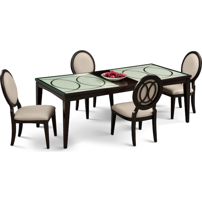 View Detail Cosmo Dining Table and 4 Dining Chairs | American ... Portfolio Daryl