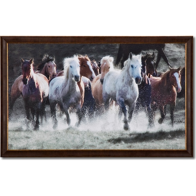 Spirit Runners Framed Print | American Signature Furniture