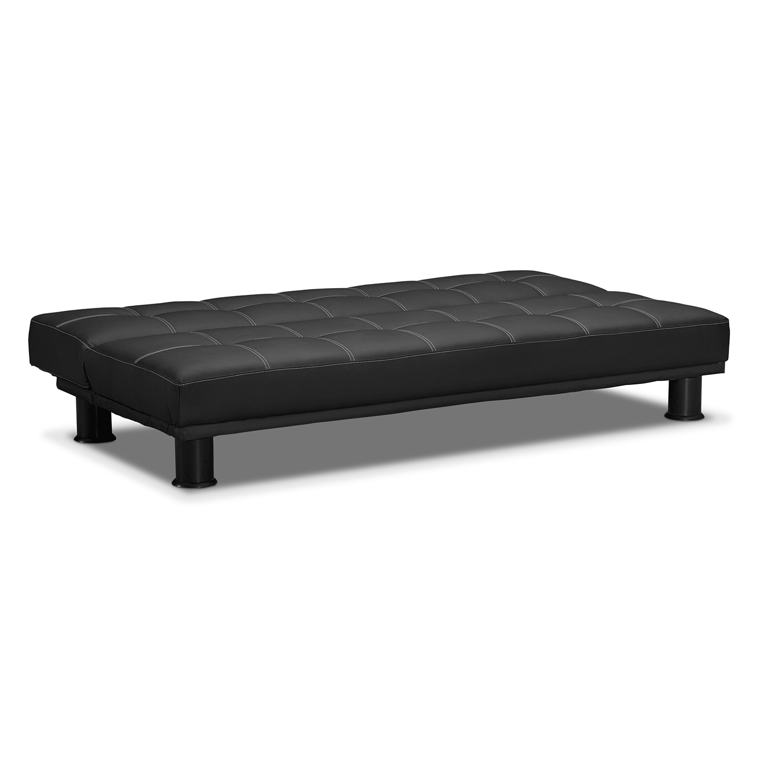 Phyllo Futon Sofa Bed Black American Signature Furniture Click To Change Image