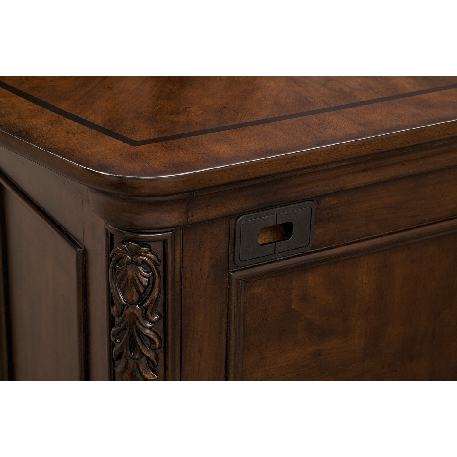 Ashland Executive Desk Cherry American Signature Furniture To Change Image