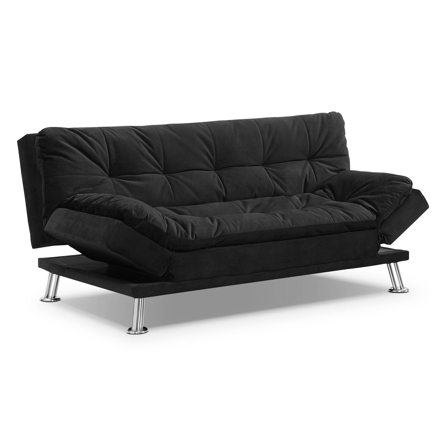 Waltz Futon Sofa Bed Black American Signature Furniture