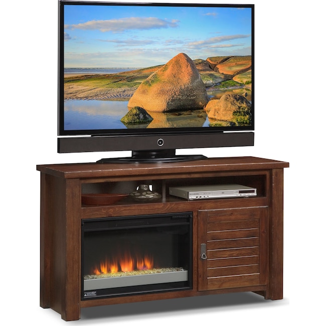 Entertainment Furniture - Prairie Fireplace TV Stand
