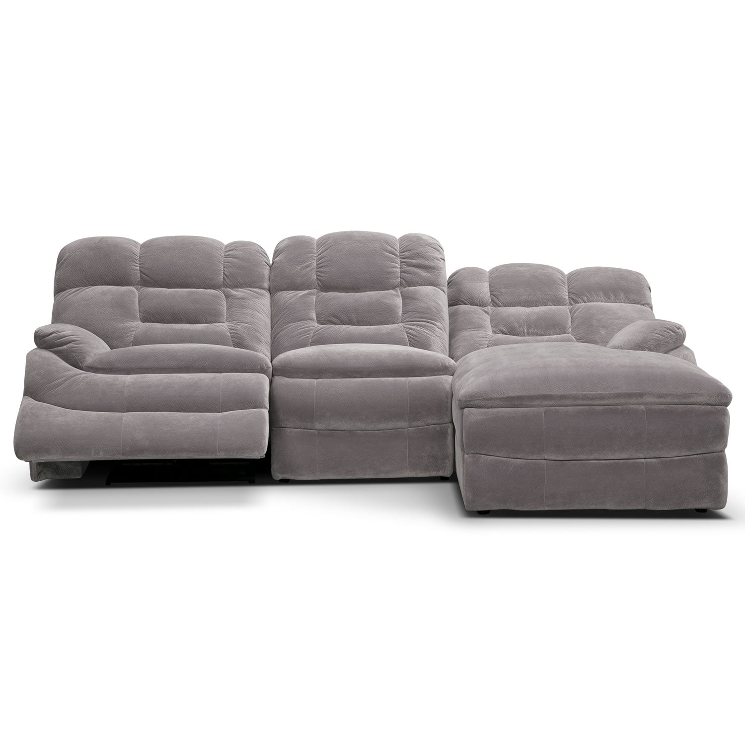 Big Softie 3-Piece Power Reclining Sectional with Right ...