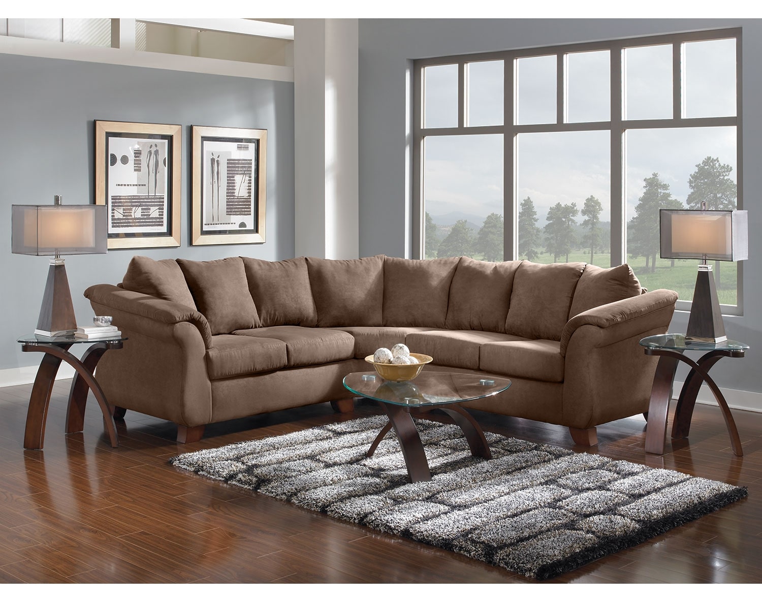 The Adrian Sectional Collection - Taupe