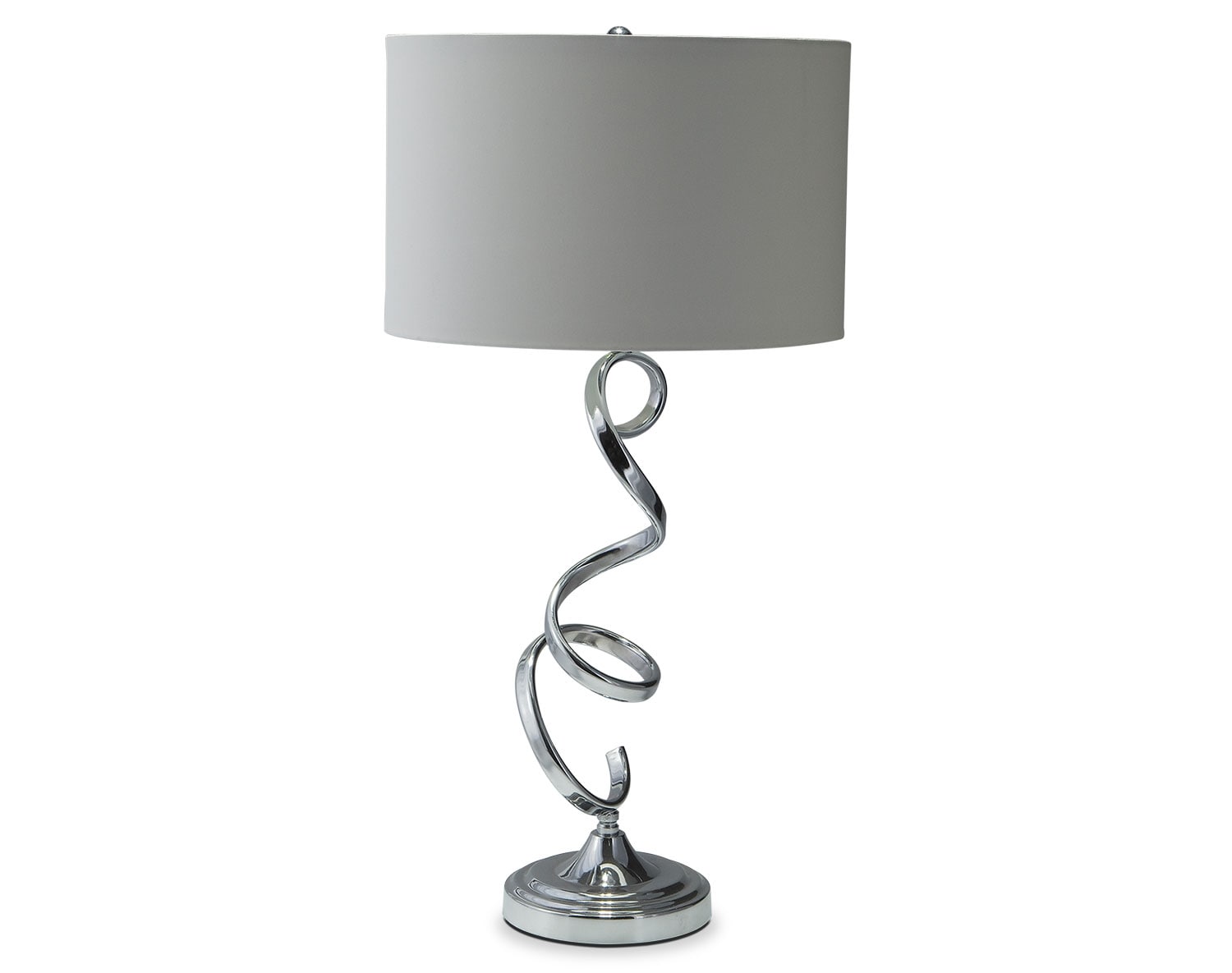The Nickel Swirl Table Lamp Collection