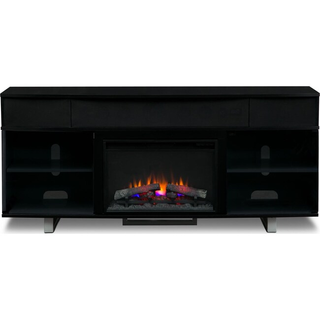 Pacer Fireplace Tv Stand With Sound Bar American Signature Furniture