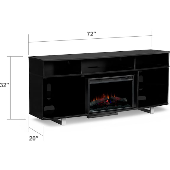 Entertainment Furniture - Pacer Fireplace TV Stand