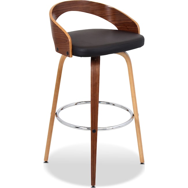 Accent and Occasional Furniture - Cocina Set of 2 Bar Stools - Walnut