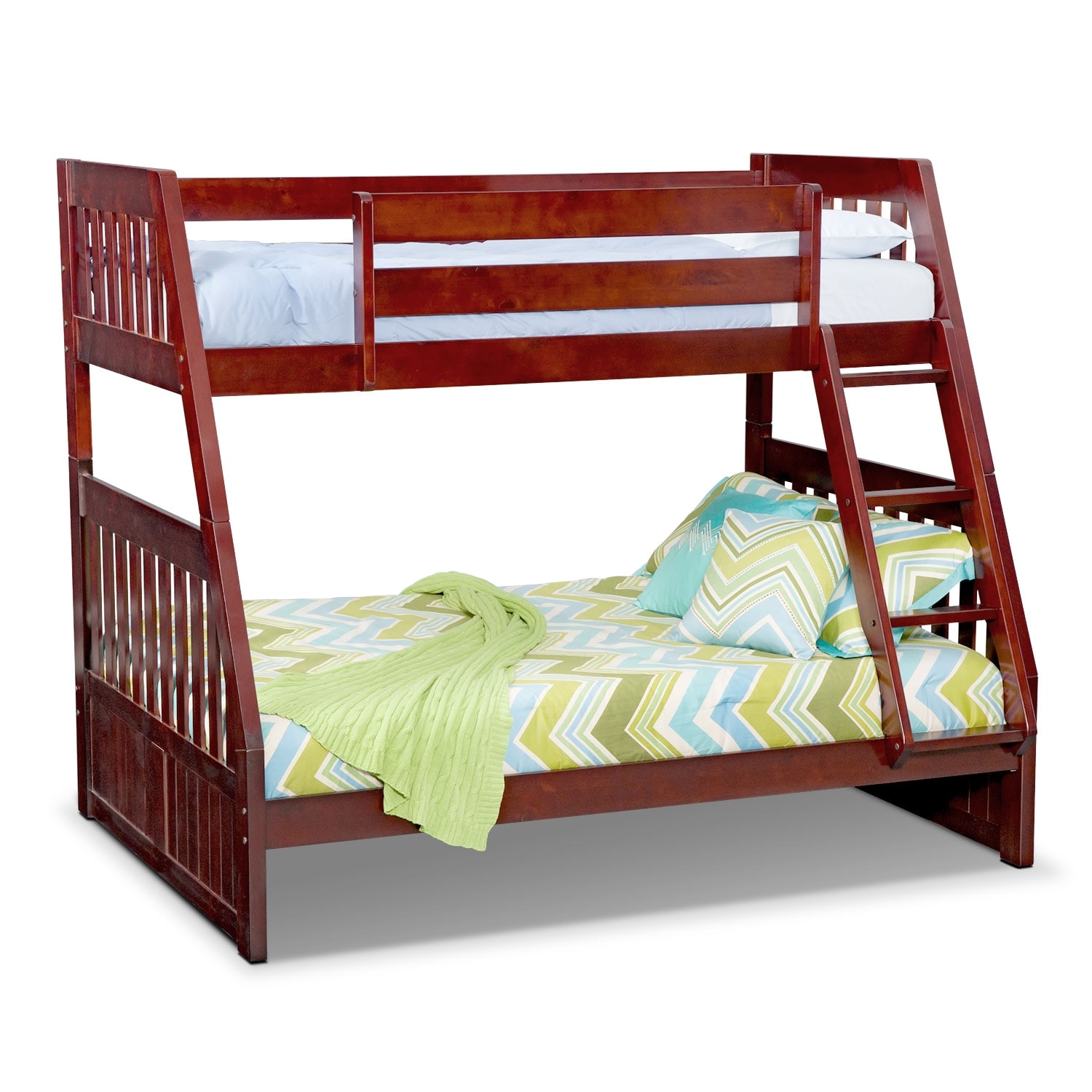 caramia kids dylan twin over full bunk bed