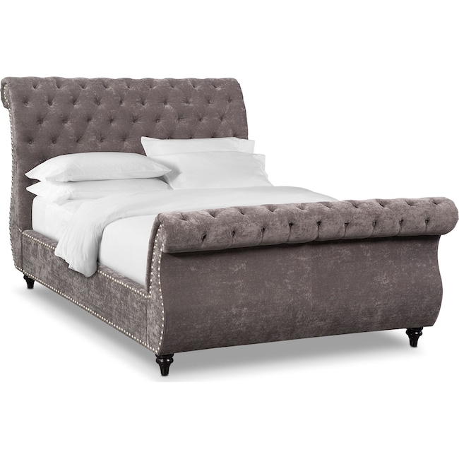 Ella Upholstered Bed American Signature Furniture