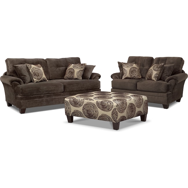 Cordelle Sofa Loveseat And Ottoman