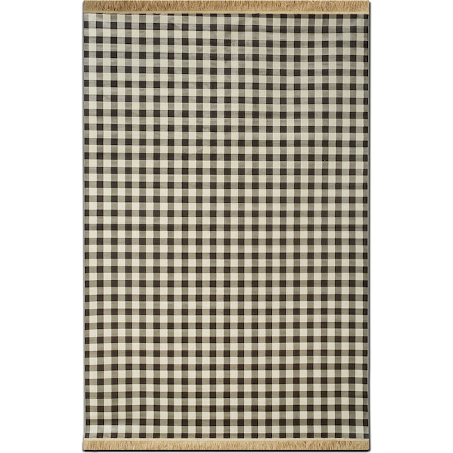 Rugs - Sonoma Area Rug - Black and White