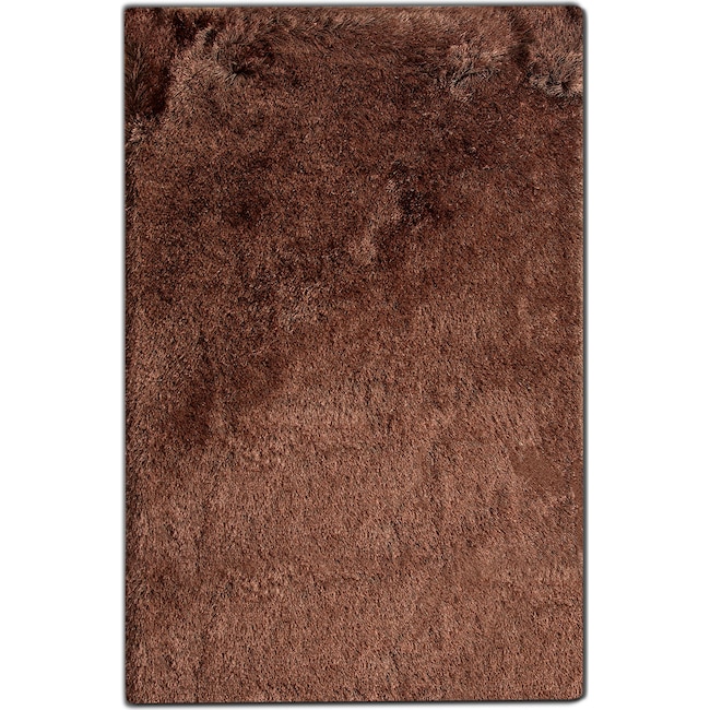 Rugs - Luxe 8' x 10' Area Rug - Chocolate