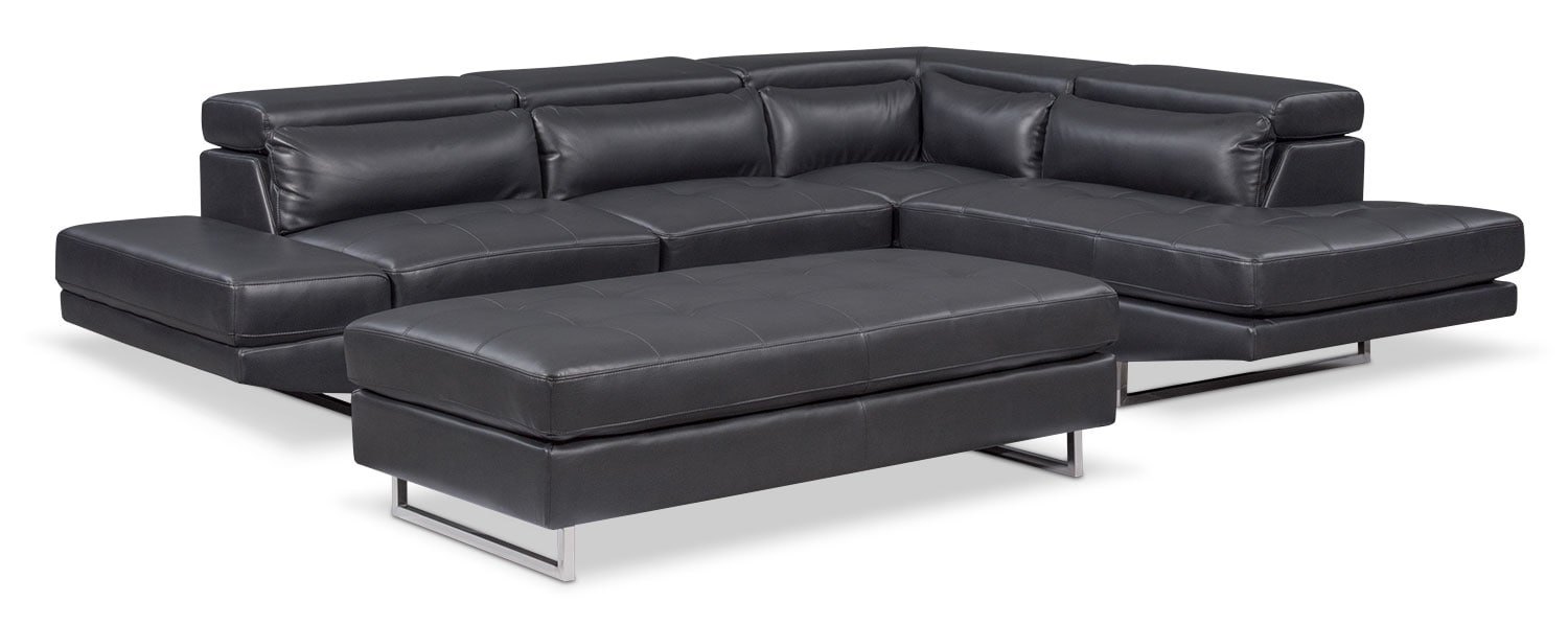 The Torino Collection Charcoal American Signature Furniture The Torino Collection Charcoal