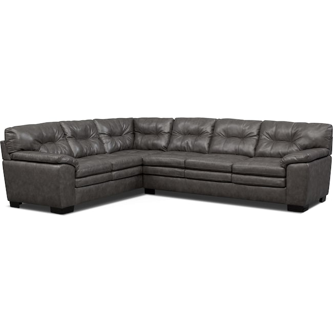 Magnum 2 Piece Sectional American Signature Furniture