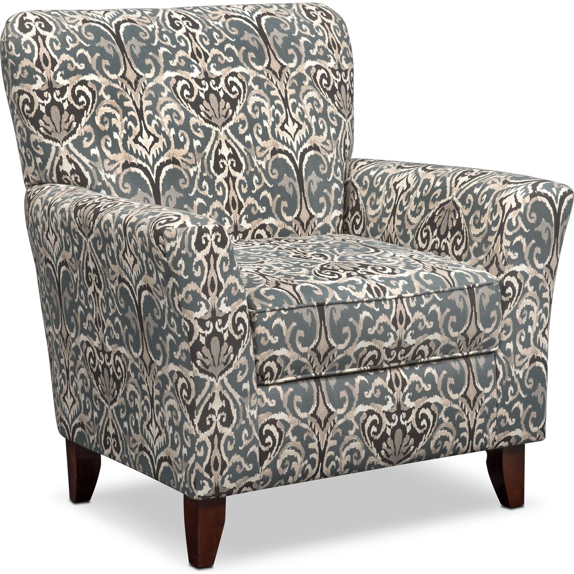 Carla Accent Chair Gray American Signature Furniture