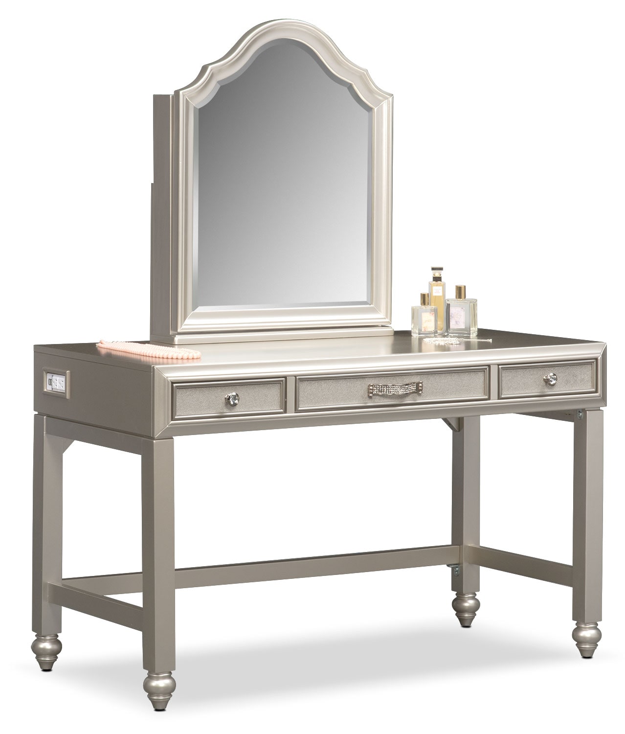 Serena Vanity And Mirror American Signature Furniture