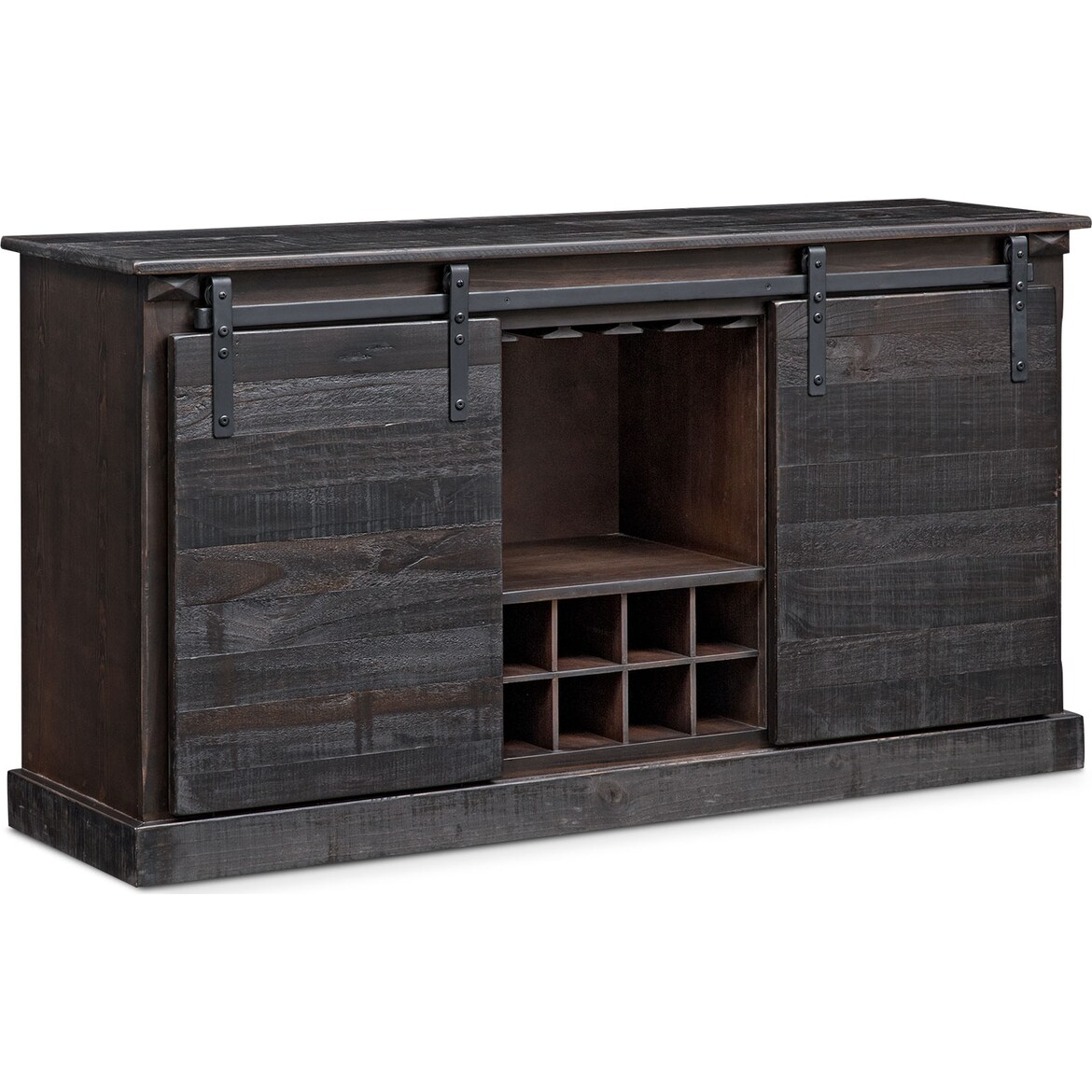 Ashcroft TV Stand with Wine Storage American Signature Furniture