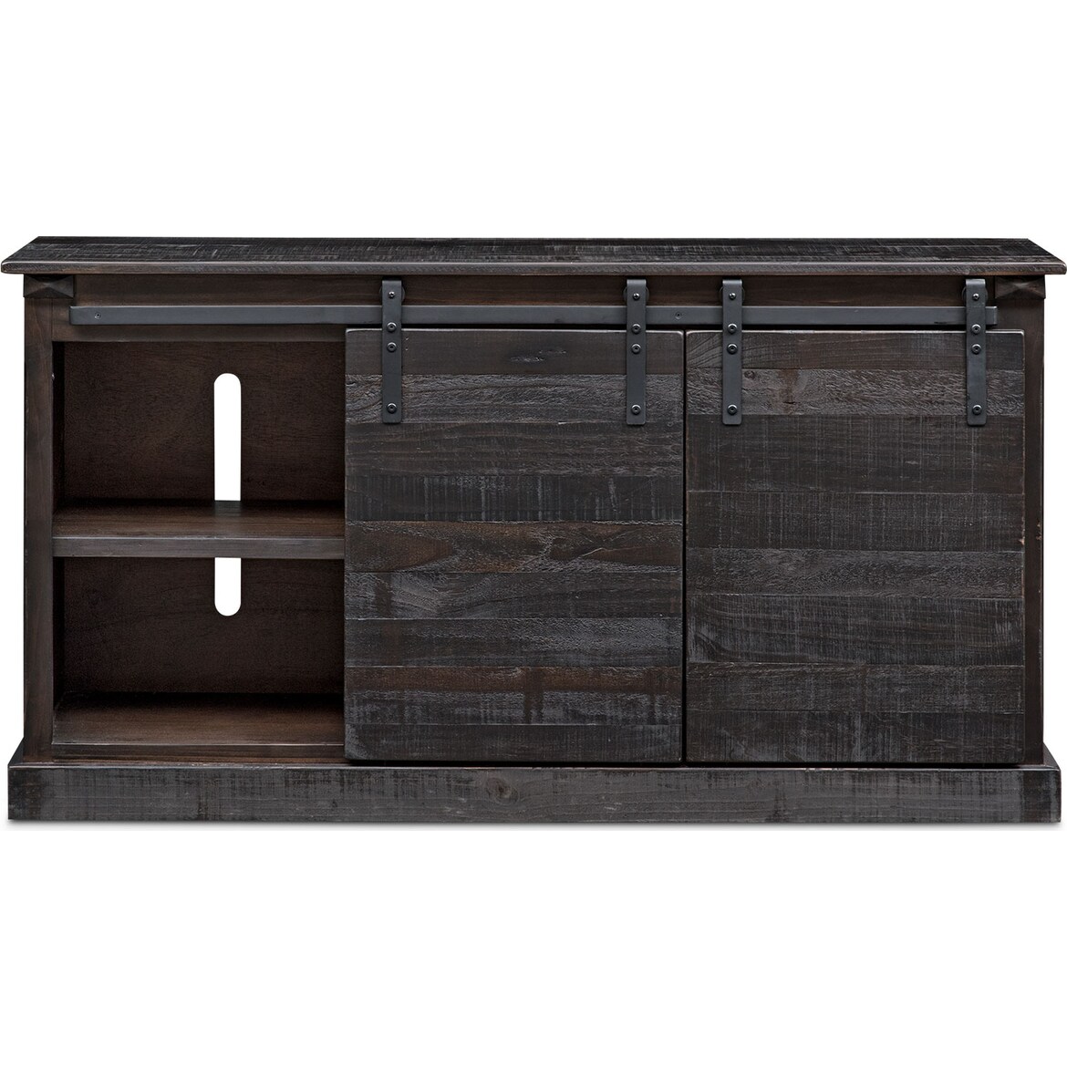 Ashcroft TV Stand with Wine Storage American Signature Furniture