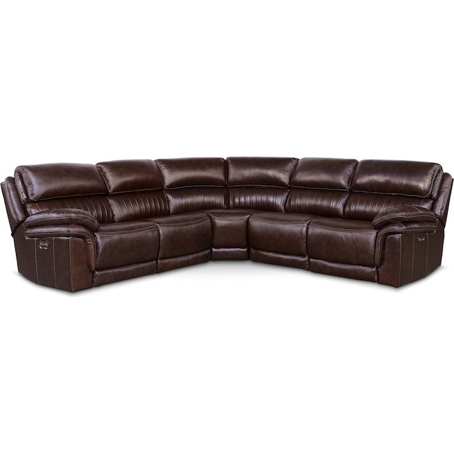 Monterey 5 Piece Power Reclining Sectional With 3 Seats Living Room Furniture Monterey 5 Piece Power Reclining Sectional With 3 Seats