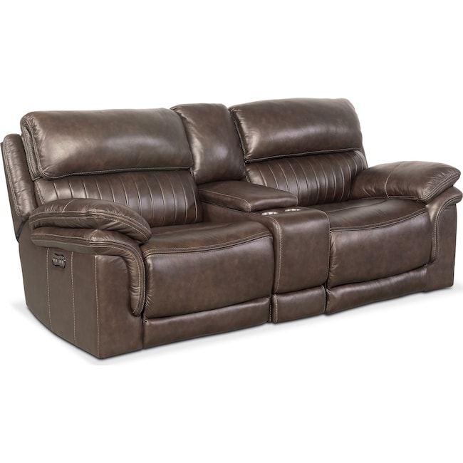 Living Room Furniture - Monterey 3-Piece Power Reclining Sofa with Console