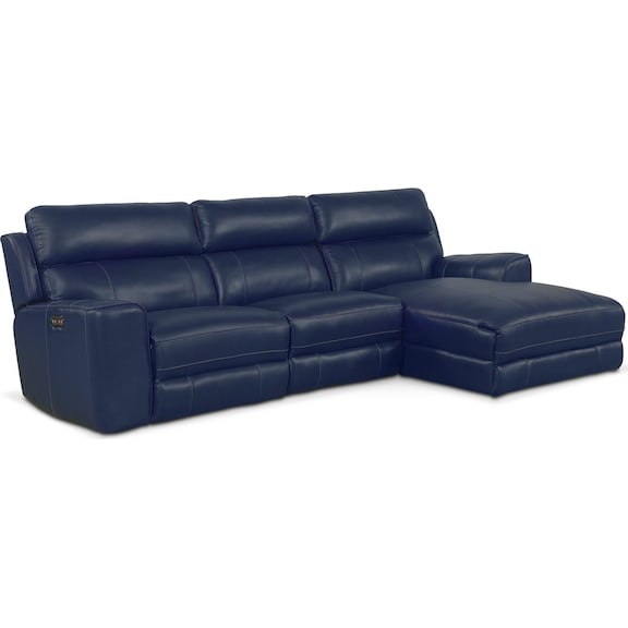 the newport collection blue american signature furniture