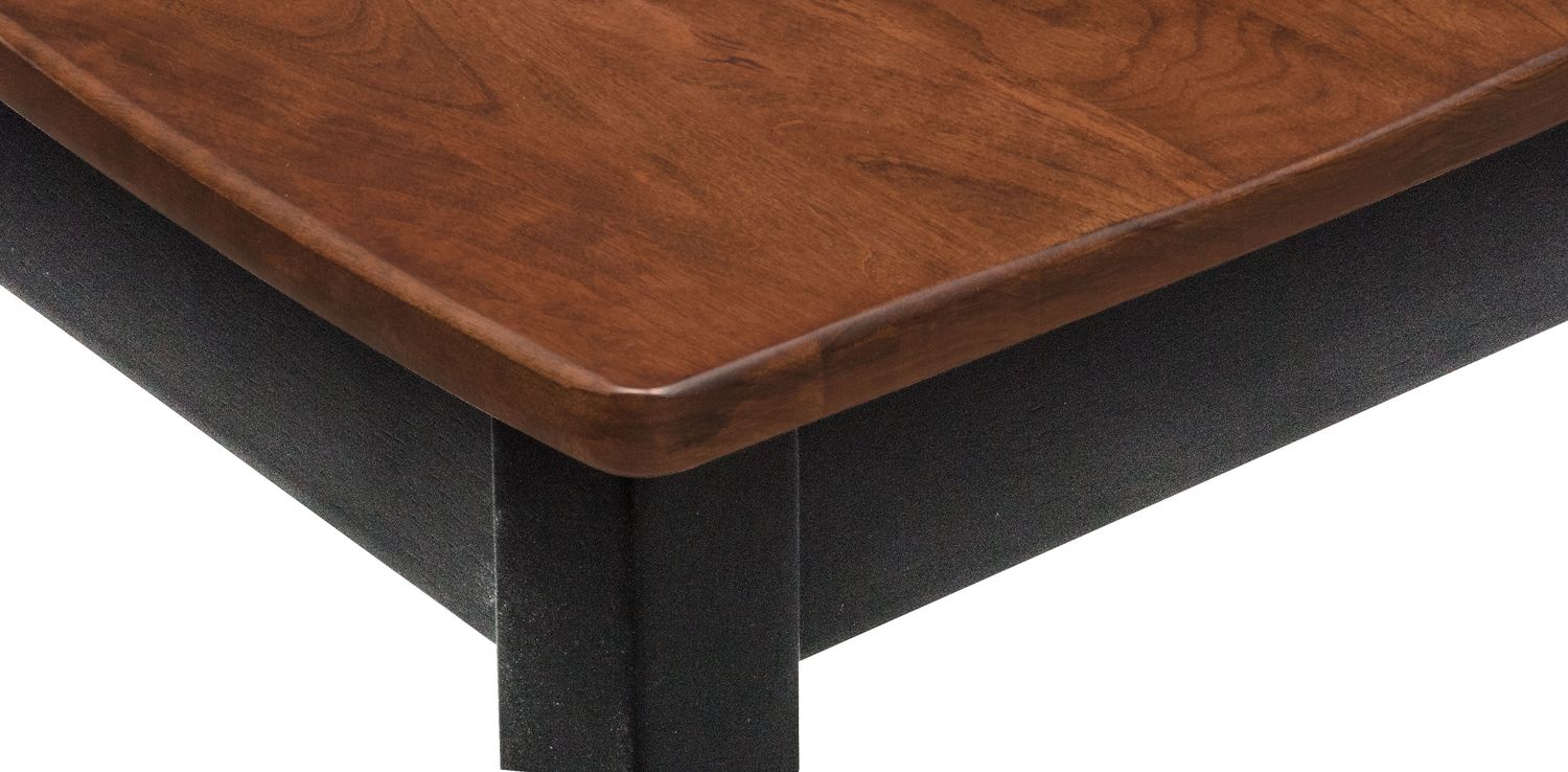 Nantucket Trestle Table And 4 Side Chairs Black Cherry Click To Change Image