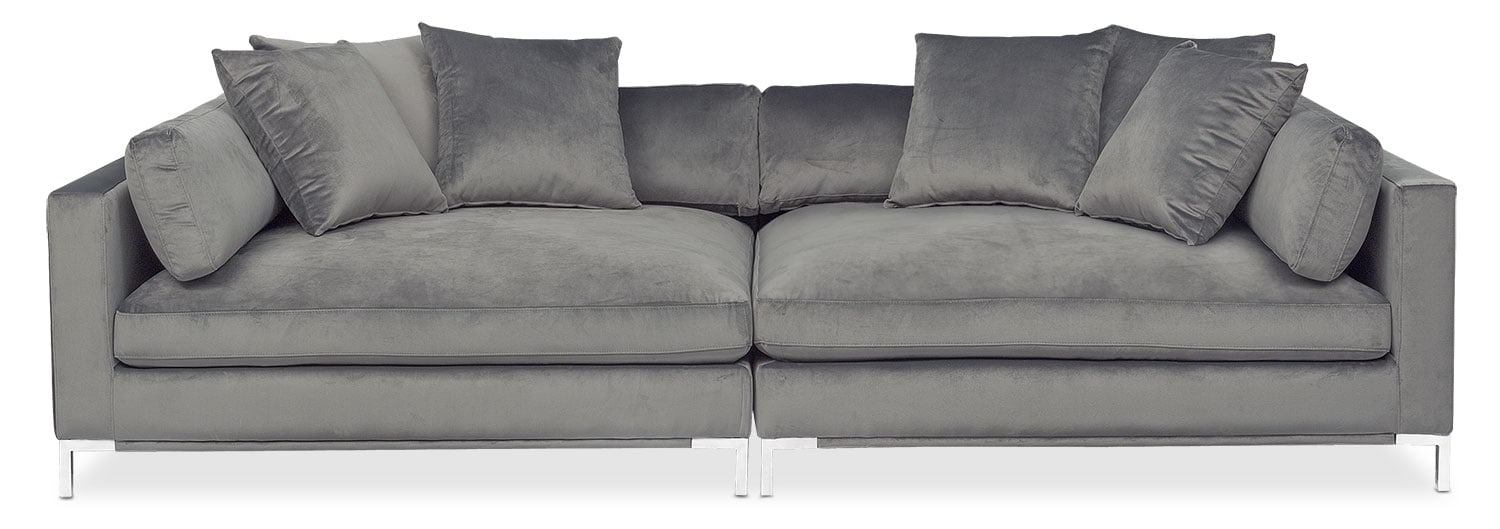 Moda 2Piece Sofa Gray American Signature Furniture