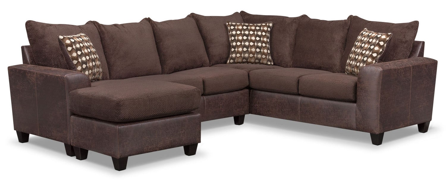 The Brando Sectional Collection - Chocolate
