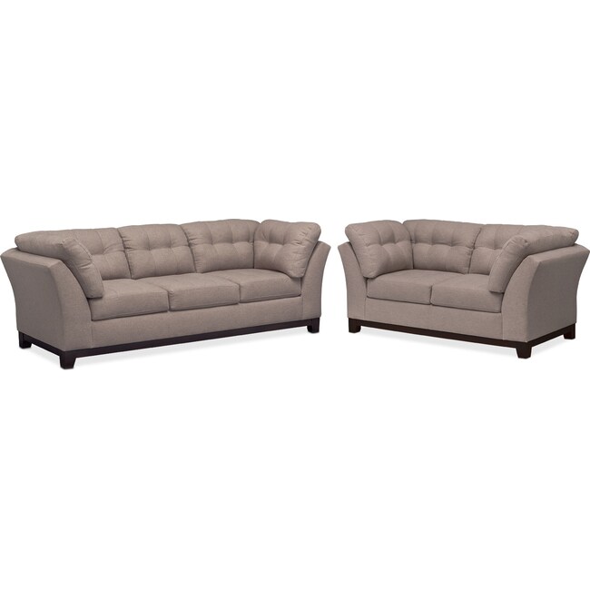 Living Room Furniture - Sebring Sofa and Loveseat Set