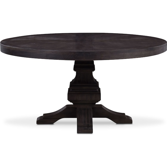 Dining Room Furniture - Lancaster Round Wood Top Table