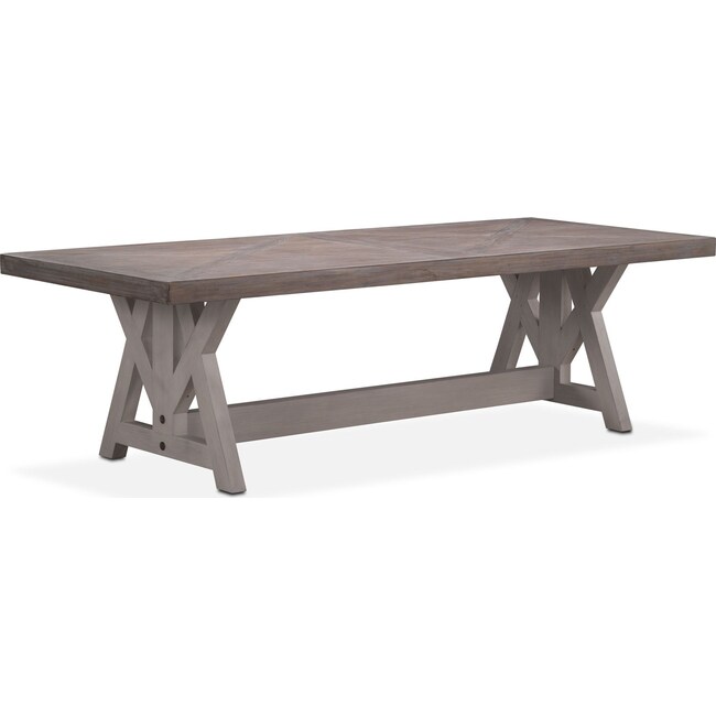 Lancaster 104 Wood Top Table Parchment With Water White Farmhouse Dining Room Furniture Lancaster 104 Wood Top Table Parchment With Water White Farmhouse