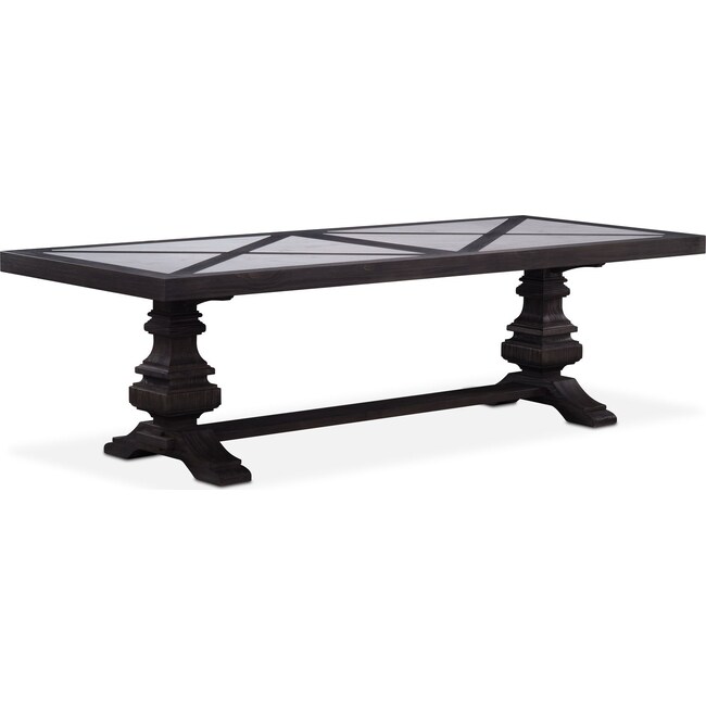 Lancaster 104 Marble Top Table With Urn Base Truffle American Dining Room Furniture Lancaster 104 Marble Top Table With Urn Base Truffle