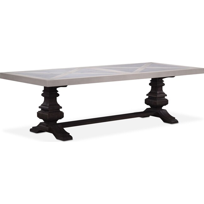 Lancaster 104 Marble Top Table Water White With Truffle Urn Base Dining Room Furniture Lancaster 104 Marble Top Table Water White With Truffle Urn