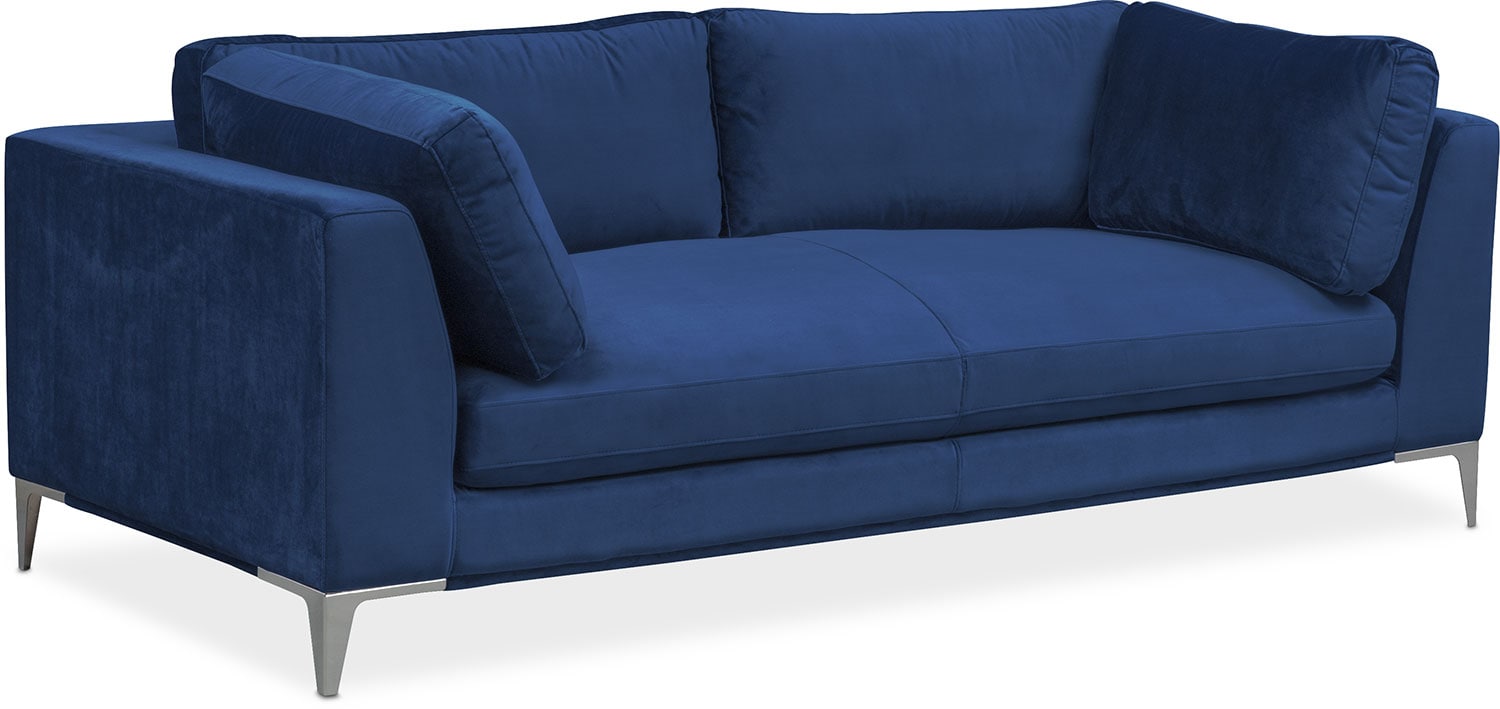 Aaron Sofa - Indigo | American Signature Furniture