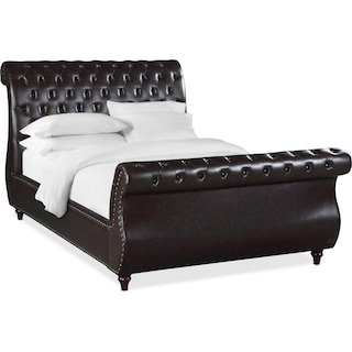 Ella King Upholstered Bed Ivory Ella King Upholstered Bed Ivory