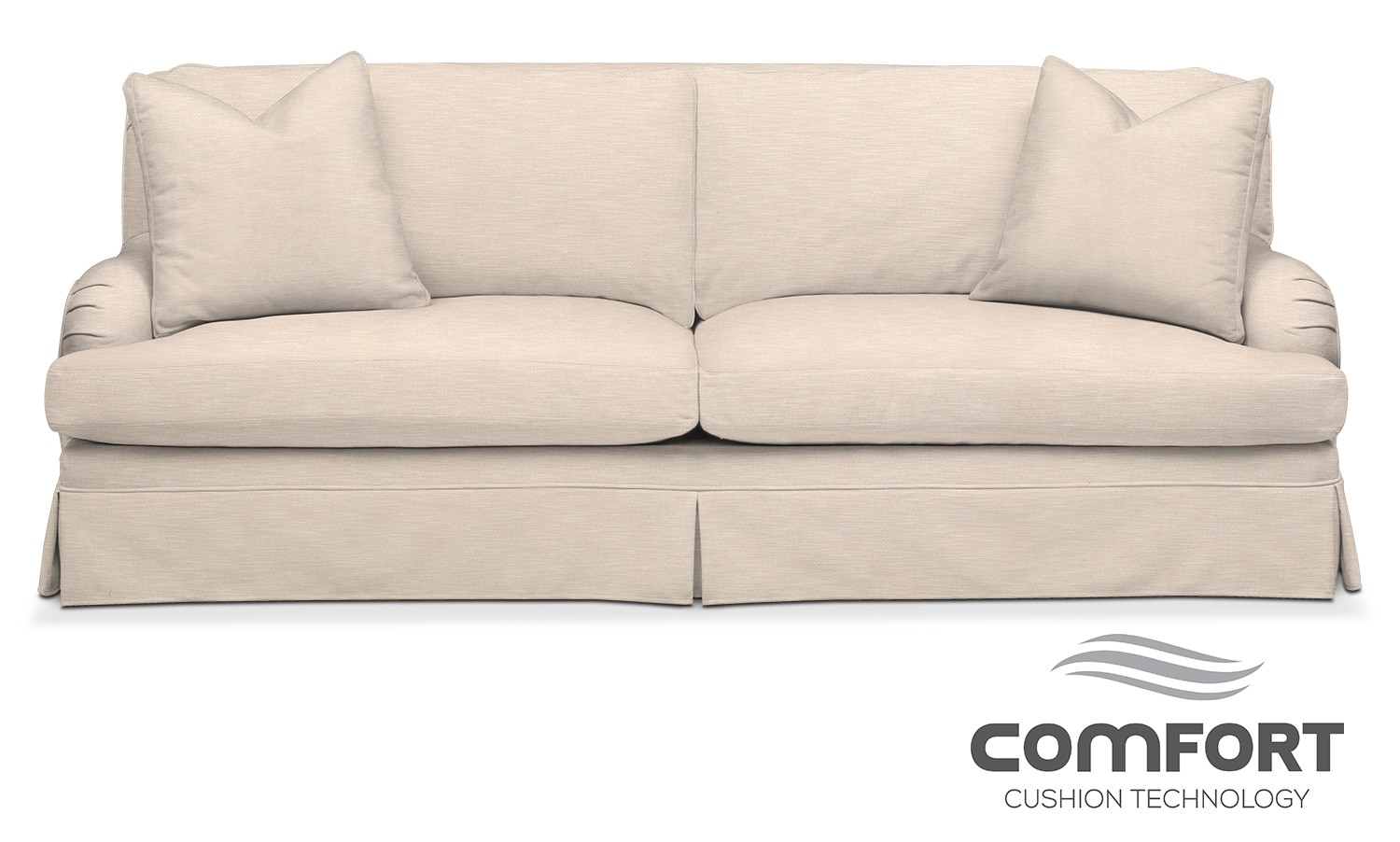 Campbell Comfort Sofa Dudley Buff American Signature Furniture Living Room Furniture Campbell Comfort Sofa Dudley Buff
