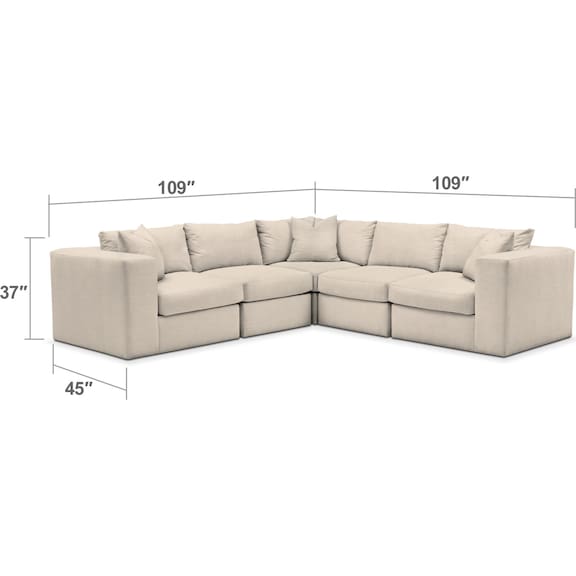 Living Room Furniture - The Collin Cumulus Collection - Curious Pearl