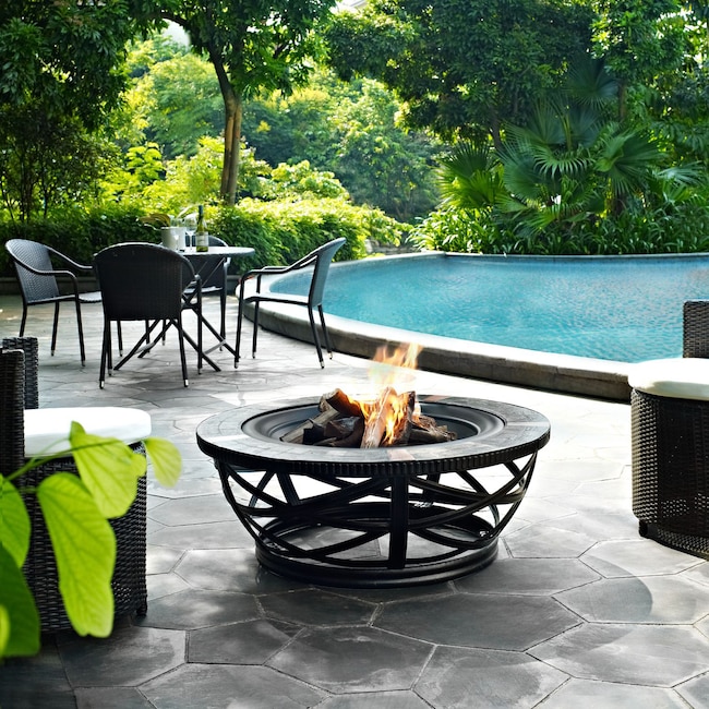 Outdoor Furniture - Montero Fire Pit - Black