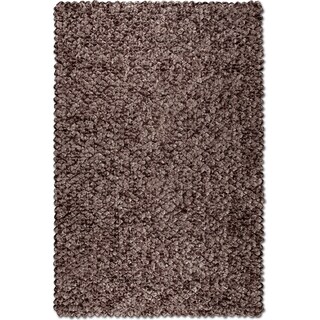 Area Rugs American Signature Furniture The Plush Shimmer Collection Chocolate