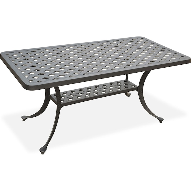 Outdoor Furniture - Hana Outdoor Coffee Table - Black